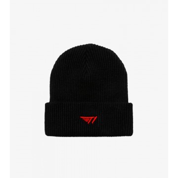 T1 Logo Beanie - Black